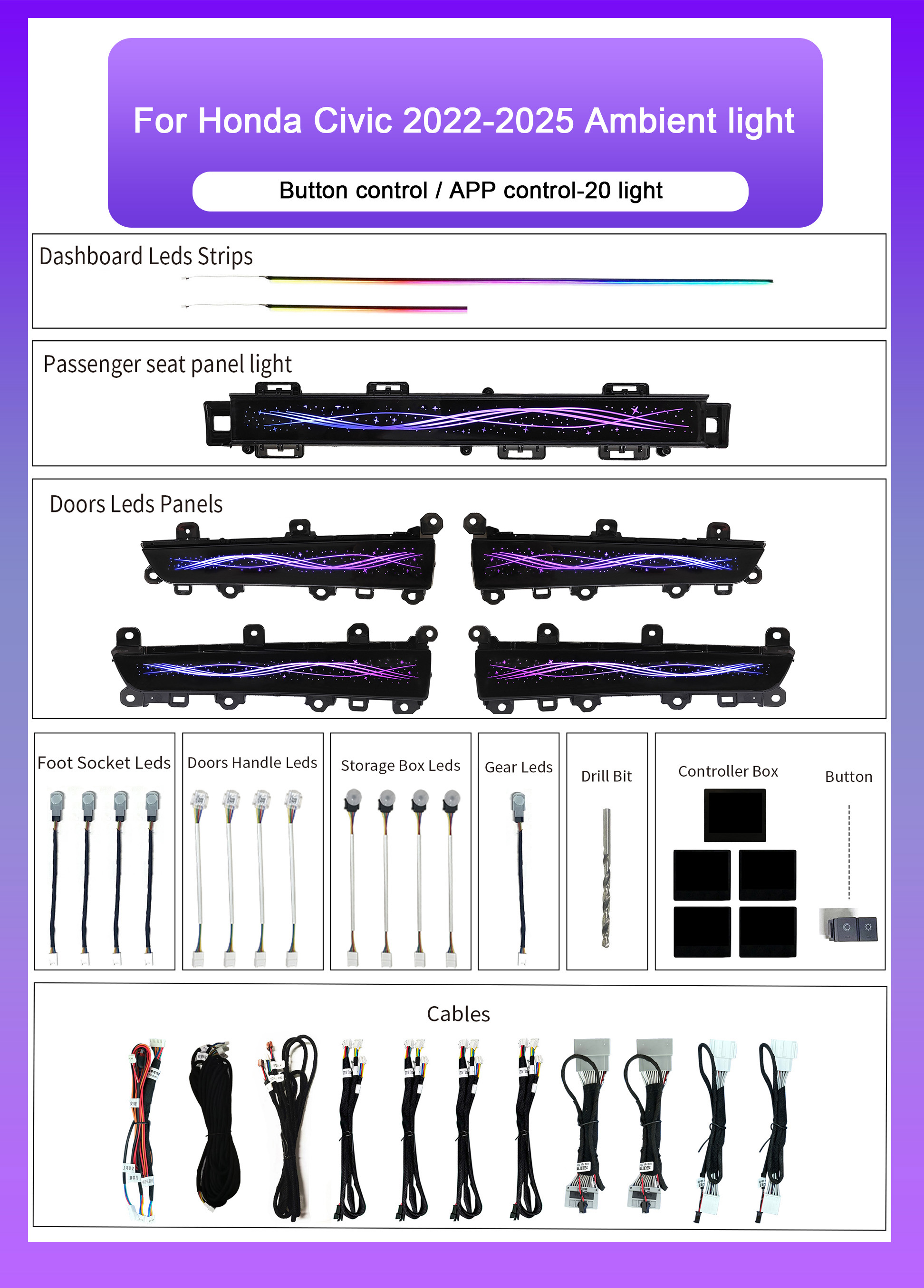 Ribbon style 20in1