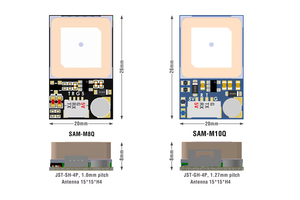 GPSモジュールM10Q集積回路GNSS SAM-M10Q-00B ICチップ - Product Image 2