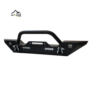 JP16 ODM Heavy Duty Front Bumper with 4pcs LED Lights for Wrangler JL