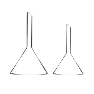 Laboratuvar kullanımı züccaciye için konik cam filtre borosilikat 3.3 cam huni kısa kök tedarik - Product Image 3