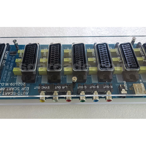 Divisor Scart para caja acrílica Convertidor y convertidor de video 6 entradas 1 Dispositivo de placa de salida automática para divisor EUR - Product Image 2