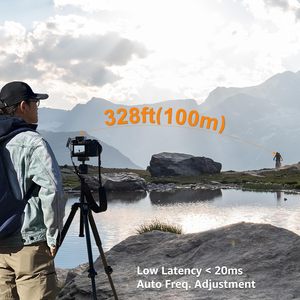 Comica BoomX-D2 2.4G Wireless Lapel Mic <strong>System</strong> with 2 Transmitter and 1 Receiver,Lav Mic for Phone Camera Podcast Interview Live - Product Image 6