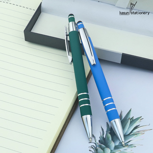 Promotional Customized Colored Rubber Metal Ballpoint <strong>Pens</strong> <strong>Stylus</strong> <strong>Pen</strong> Click <strong>Pen</strong> with Custom LOGO - Product Image 6