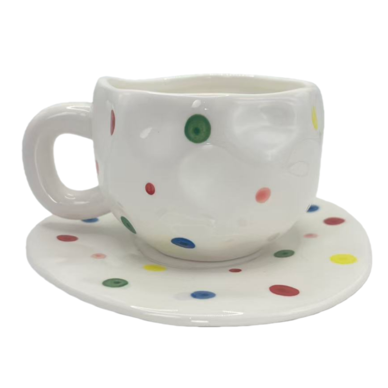 White Colored dots