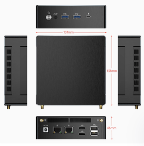 AMDミニポータブルゲームPC R Yzen 7 8845HS CPUデュアルHDディスプレイ16GB RAM M.2 NVMe SSD Linux OS強力なオフィスビジネスコンピュータ - Product Image 6