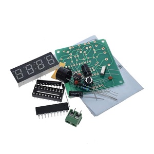 Presa di fabbrica orologio digitale elettronico a 4 cifre Stc89C2051 microcontrollore orologio digitale a 4 cifre orologio digitale fai da te - Product Image 4