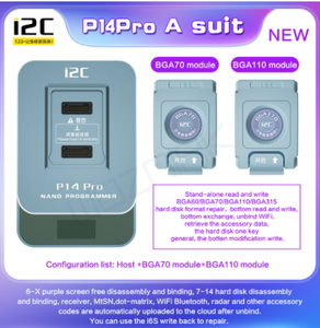 I2C P14 PRO BGA110 BGA70 Festplatten programmierer FÜR 6S-13PROMAX Festplatten tiefen format Überschreiten des P13 SYSCFG-Daten modifizierungs-und Schreib werkzeugs - Product Image 2