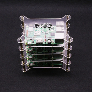Guscio a grappolo Raspberry pi il guscio a strati può essere impilato a più strati adatto per 3B/3b +/4 generazione di tipo B - Product Image 3
