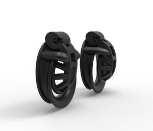 Ninghao 2022 yeni 3D baskı penis kilit Python bant <span class=keywords><strong>cobra</strong></span> artı bir eksi bir kafes ışık çift torus erkek bekaret kilidi