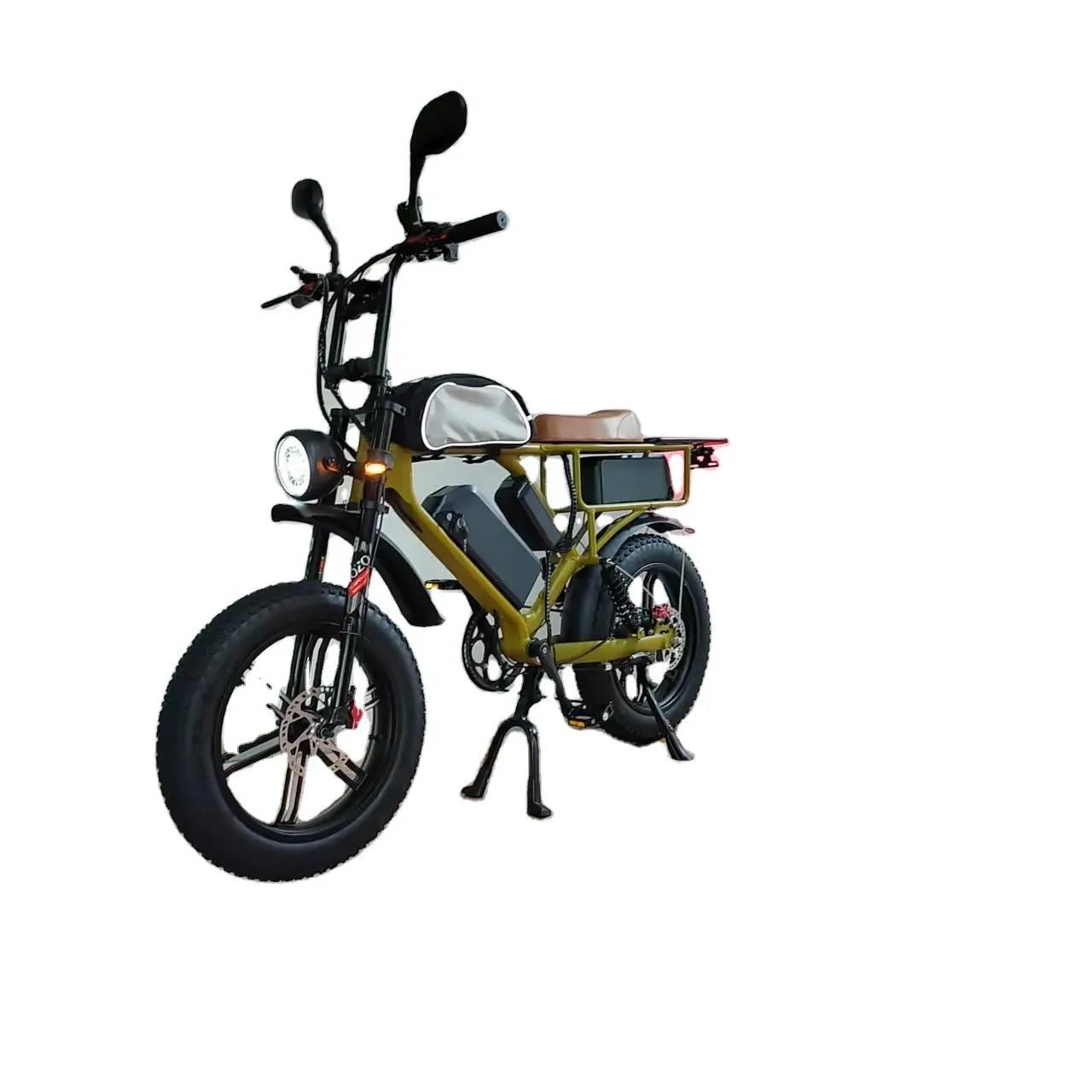 2024 Yolin nueva llegada bicicleta eléctrica Bafang motor 750W batería Dual 52V 44Ah neumático grueso Marco de aleación de aluminio todoterreno rápido ebike