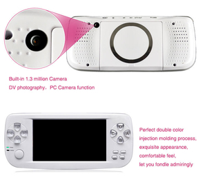 PAP-KIIIハンドヘルドゲームコンソール4.3インチスクリーンビデオゲームプレーヤー3000クラシックゲーム多機能ゲームで無料ダウンロード