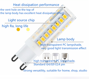 LEDトウモロコシ電球G4 G9 5w 7w 9w 110v 220v省エネフリッカー光源G9 LED電球室内照明用 - Product Image 5