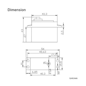 MG945 MG995 MG996R Metall getriebe Servomotor Hochgeschwindigkeits-Analog-Servomotor für Modellflug zeug RC Auto Boot Arduino Roboter