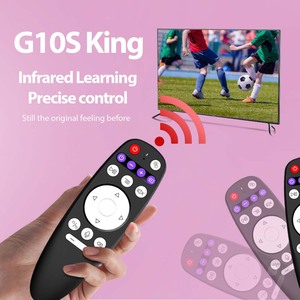 Yeni G10S kral BT kablosuz ses uzaktan kumanda 2.4G BT5.0 çift mod hava fare IR öğrenme 6 eksenli jiroskop için Android TV kutusu - Product Image 6