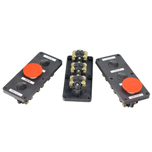 SSSHENGコントロールボタンPKE222-3 IP54 10A押しボタンスイッチPKEシリーズ3ボタンスイッチPKE122-3 - Product Image 4