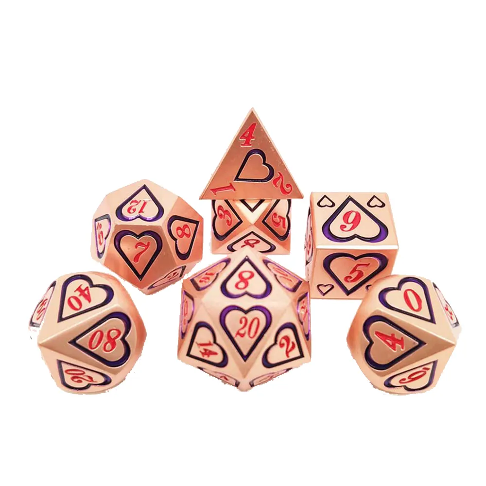 Singolo rpg logo personalizzato piccolo ordine quantità d20 board dnd game dadi