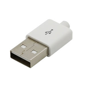 3 in 1 USB 2.0型A 4Pin公连接器套件，带塑料盖外壳 - Product Image 2