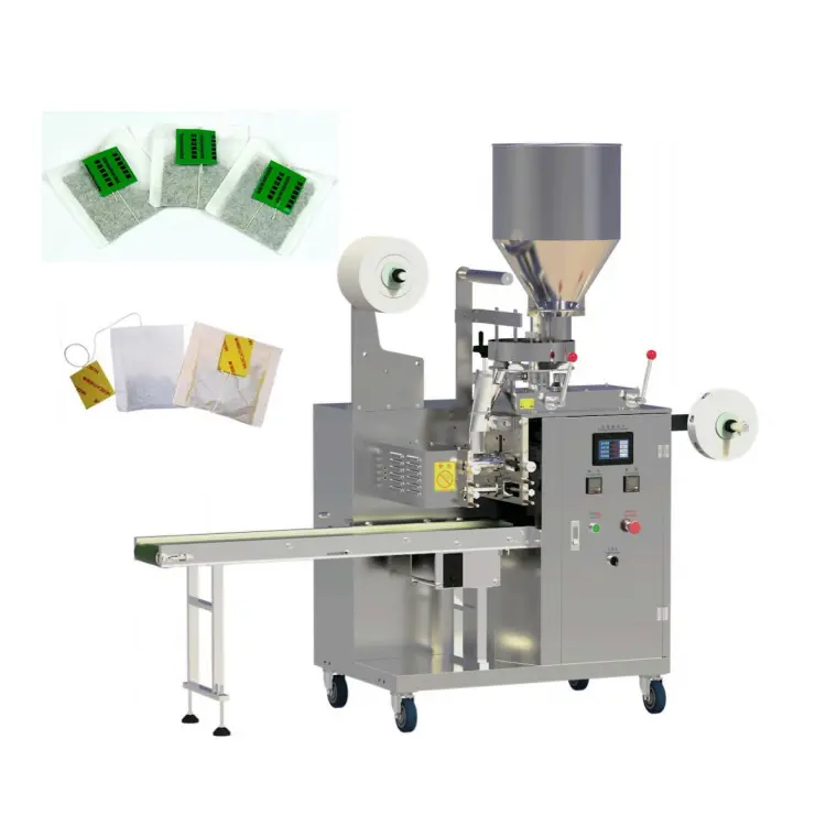 High Speed Factory Price Household Loose Leaf Tea Bag Packing Machine With Thread and Label