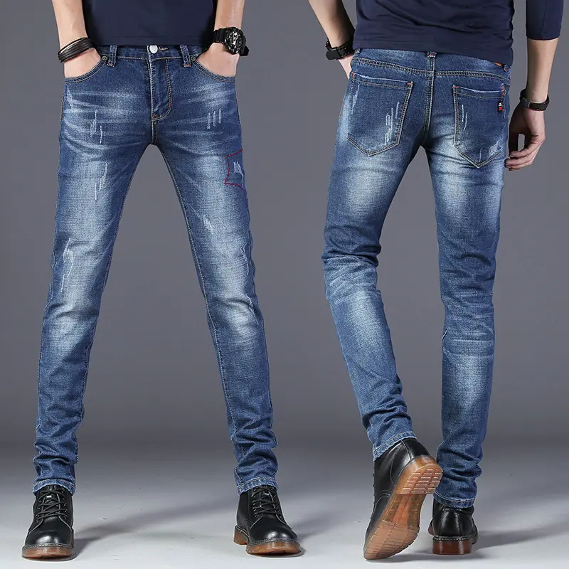SSY Atacado Moda Stretchy Jeans Para Homens Hot Sale Alta Qualidade Mens Jeans