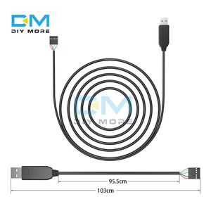 6Pin FTDI FT232BL FT232-Modul Für Arduino USB zu TTL UART Serieller Kabel adapter RS232 Download Kabel modul LED-Anzeige