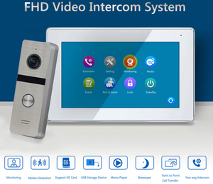 Videoportero con visión nocturna Cámara analógica Seguridad Sistema de videoportero de 4 cables Productos para el hogar inteligente - Product Image 2