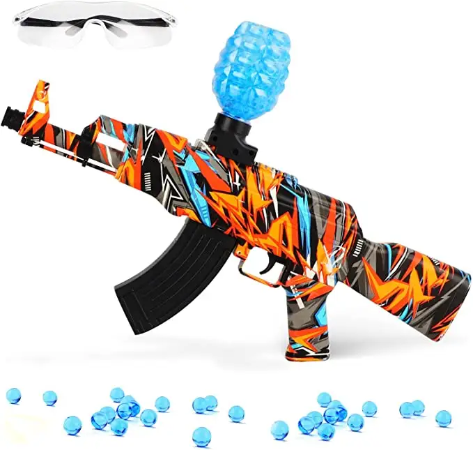 Hot Sale Splatter Ball Toy Gun AK47 M416 MP5 Outdoor Electric Gel Ball Blaster Toy Gun