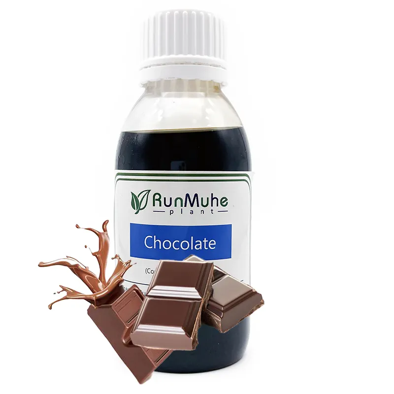 Fabricantes precio al por mayor de sabor a chocolate de alta concentración utilizado en alimentos