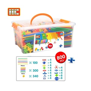 Fabrika doğrudan toptan sınır ötesi 4D yapı taşları Unisex eğitici saman oyuncaklar bebekler için yaş 5 7 DIY Model ölçeği 1:32 - Product Image 2