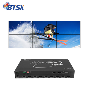 1 HDMI вход 9 HDMI выход Поддержка 3x3 2x4 4x2 5x1 6x1 7x1 Режимы сращивания Профессиональный FPGA видео настенный процессор