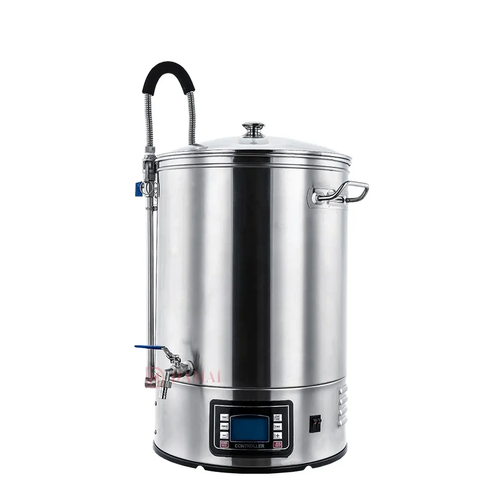 40L home beer mash tun /Circulation processingr /stainless steel tank /micro homebrew guten brewery