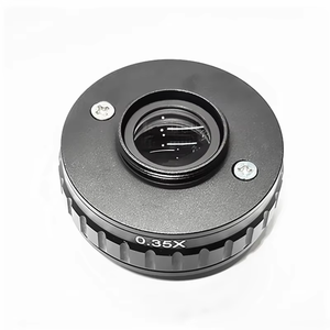 <strong>C</strong> <strong>Mount</strong> Adapters Lens 0.35X <strong>CCD</strong> for Trinocular Stereo Microscope Camera 38MM Interface Increased Field of Vision - Product Image 2