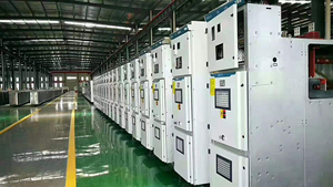 Panel de conmutación de bajo voltaje GCS, dispositivo de conmutación trifásico para cubículo con salida de 380V y voltaje de entrada de 6KV