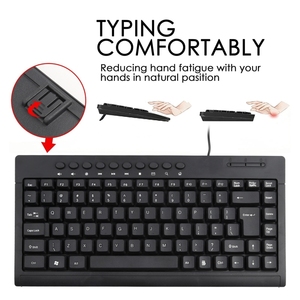 Factory KB-301A English Version Multimedia Notebook Mini Wired <strong>Keyboard</strong> - Product Image 6