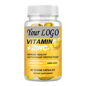 <span class=keywords><strong>60</strong></span> pezzi capsule di vitamina <span class=keywords><strong>C</strong></span> + zinco migliora il sistema endocrino e supporta l'integratore sportivo per la guarigione delle ferite - Product Image 1