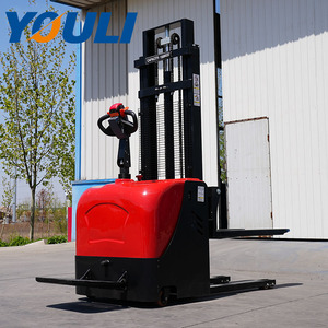 Electric Pallet <strong>Stacker</strong> 1500kg 1.6m 2ton 2m 3.5m Power Reach <strong>Stacker</strong> 1.5t 24v Automatic Electric <strong>Stacker</strong> - Product Image 3