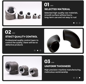 Trung Quốc Nhà sản xuất ASME b16.9 BW thép carbon <span class=keywords><strong>CS</strong></span> A234 wpb mông hàn 2 inch 90 độ dài bán kính LR liền mạch mông hàn khuỷu tay - Product Image 6