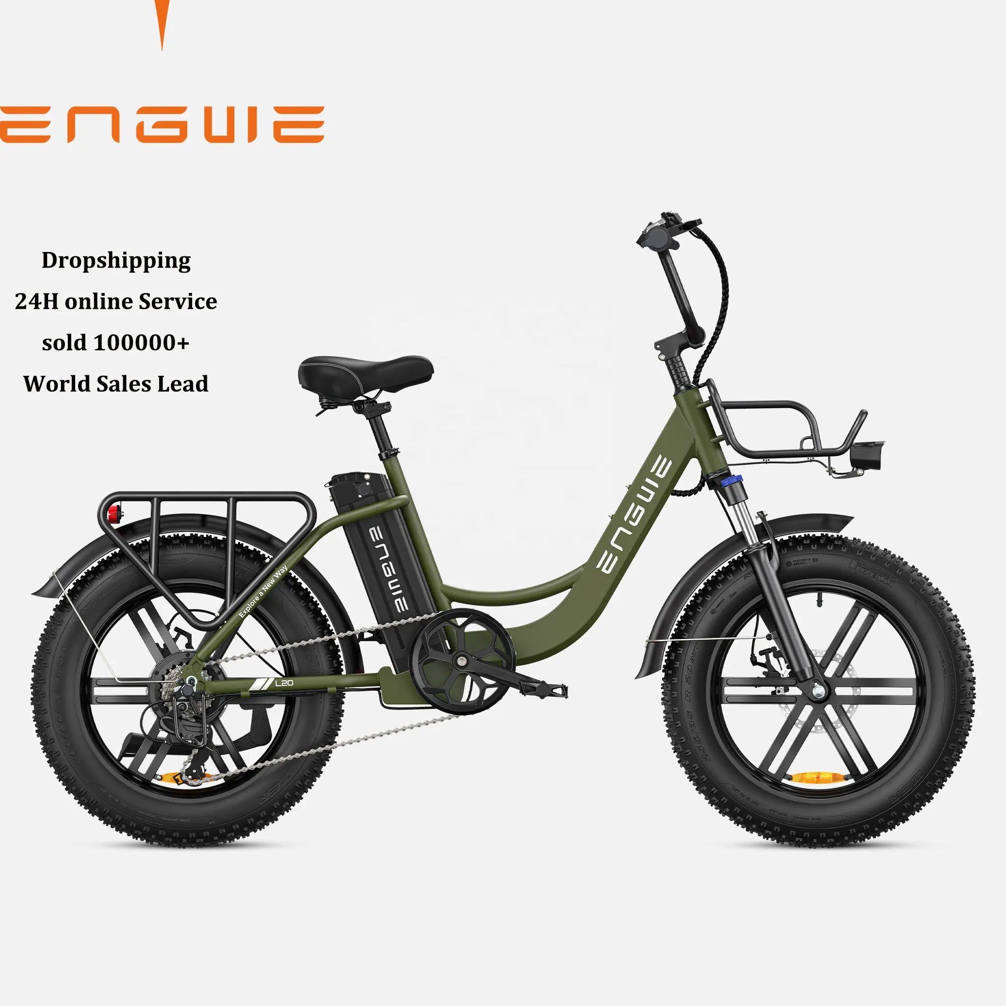 ODM ENGWE bicicleta 20 pulgadas L20 UE/EE. UU. Stock bicicleta eléctrica desplegar 250W Motor ebike 25 KM/H bicicleta eléctrica de ciudad ligera