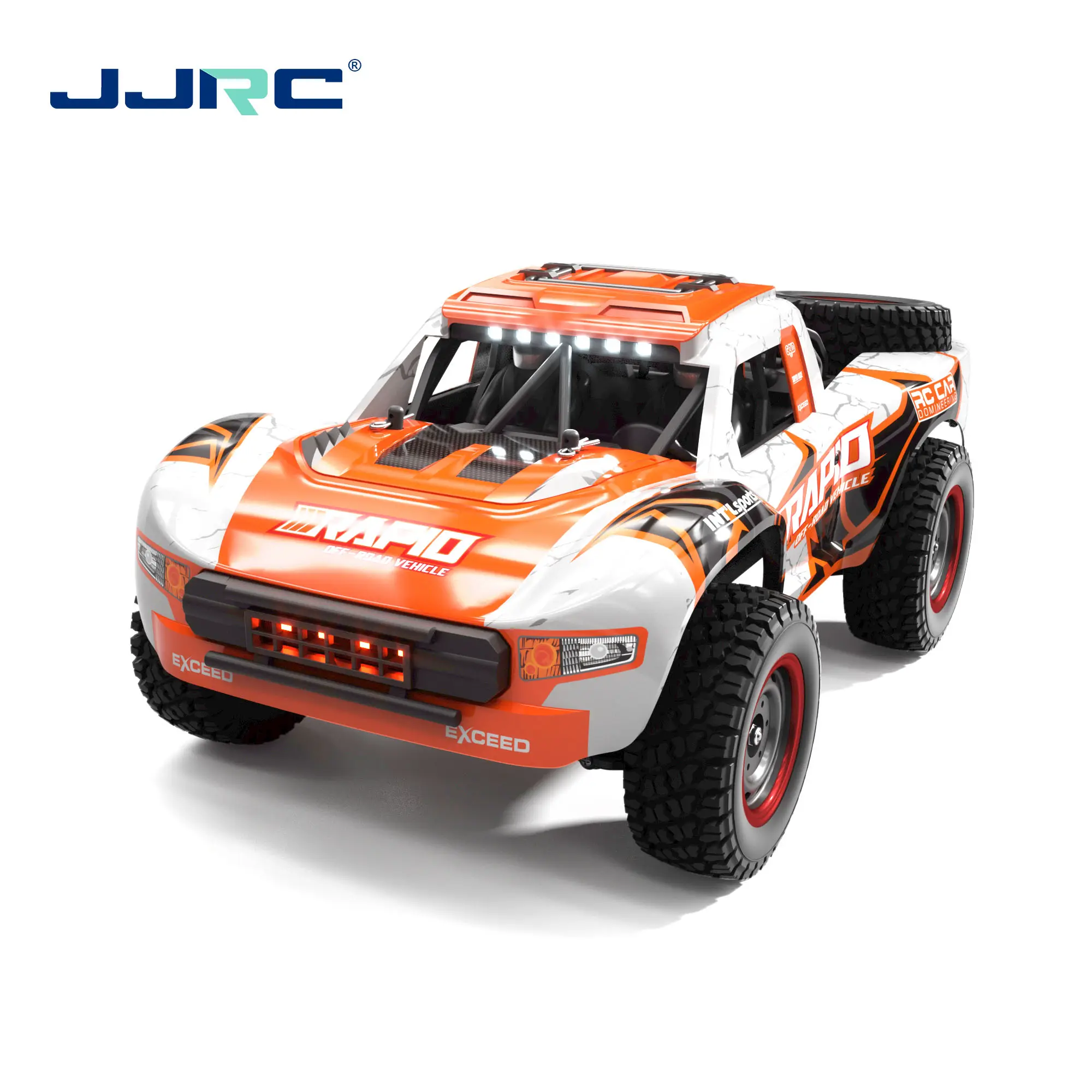 JJRC 2.4G ölçekli canavar kamyon 70 km/h-100 km/h yüksek hızlı rc araba 4x4 off-road cipler araba 4wd fırçasız rc kamyon boys yetişkinler için