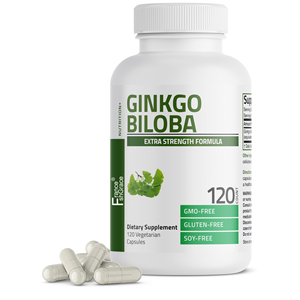Ginkgo Biloba Ergänzungen für Erwachsene verbessern die Gehirn funktion und das Gedächtnis Organische Ginkgo Biloba Extrakt Kapseln - Product Image 1