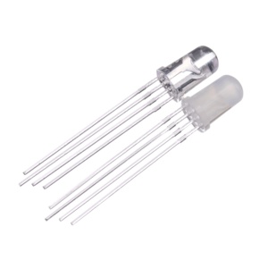 Factory Price Wholesale Clear <strong>5mm</strong> 4-pin Round Multi-color Controllable Dip <strong>RGB</strong> <strong>LED</strong> Diode <strong>5mm</strong> - Product Image 3