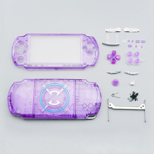 PSP3000 oyun aksesuarları için tam Set kabuk durumda çoklu renkler Psp 3000 için onarım şeffaf kabuk yedek kabuk durumda - Product Image 5