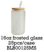 BLB00125MS 16oz verre dépoli peut 25pc par caisse