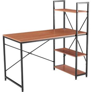 Mesa de comedor rectangular estilo industrial moderno Escritorio de ordenador de oficina contemporáneo - Product Image 6