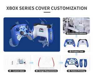 Custom Patterns Packaging Front <strong>Shell</strong> Glossy Top Faceplate Mod Parts Replacement Cover <strong>Case</strong> for XBOX Series <strong>Controller</strong> - Product Image 4