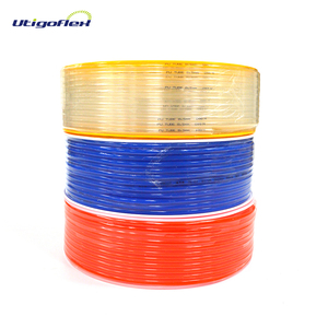Kırmızı mavi sarı şeffaf PU pnömatik boru <span class=keywords><strong>2mm</strong></span> 4mm 5mm PU hava hortumu su tüpü hava endişe sistemi için