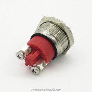 垂直金属スイッチ19mmプッシュボタンねじ非ロック家電用1NO1NCコンビネーションプラスチック材料 - Product Image 2