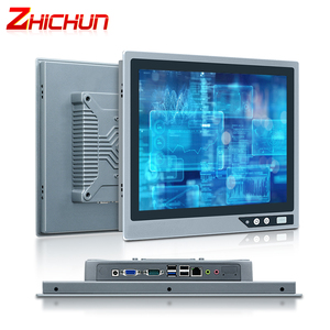 Interruptor USB frontal Botón de reinicio Diseño Panel industrial PC Máquina de automatización Pantalla Tableta resistente - Product Image 1