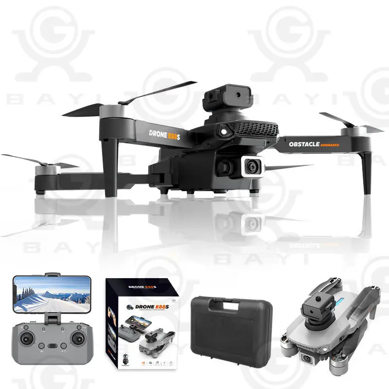 E88s Pro Drone 4k Hd doppio motore Brushless elicottero telecomando Rc Quadcopter pieghevole a buon mercato Mini Drone