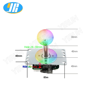 Zero Delay USB Board RGB Light SANWA Joystick Arcade Game Machine Kit Botones pulsadores iluminados Codificador PC Raspberry Game Centers - Product Image 3