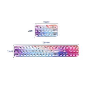 Benutzer definierte numerische Tastatur Tastatur Mauspad Transparente TPU Gaming Handgelenk auflage mit Blockform für das Home Office - Product Image 6